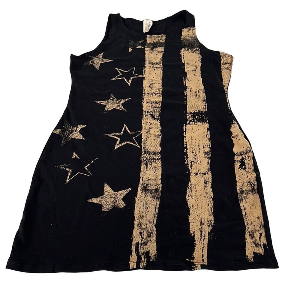 K TOO Black & Tan Bodycon Sleeveless Knit Dress Junior Size Large Pullover Mini - Picture 3 of 6